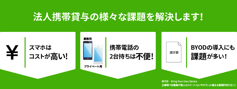 法人携帯のコスト削減 携帯番号 通話を使い分け モバイルチョイス 050